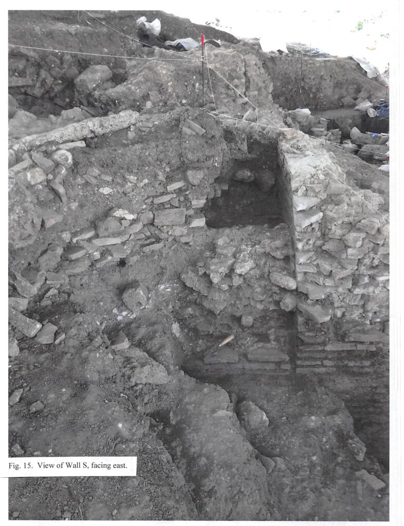 2013 - Fig 15 - View of Wall S Facing East